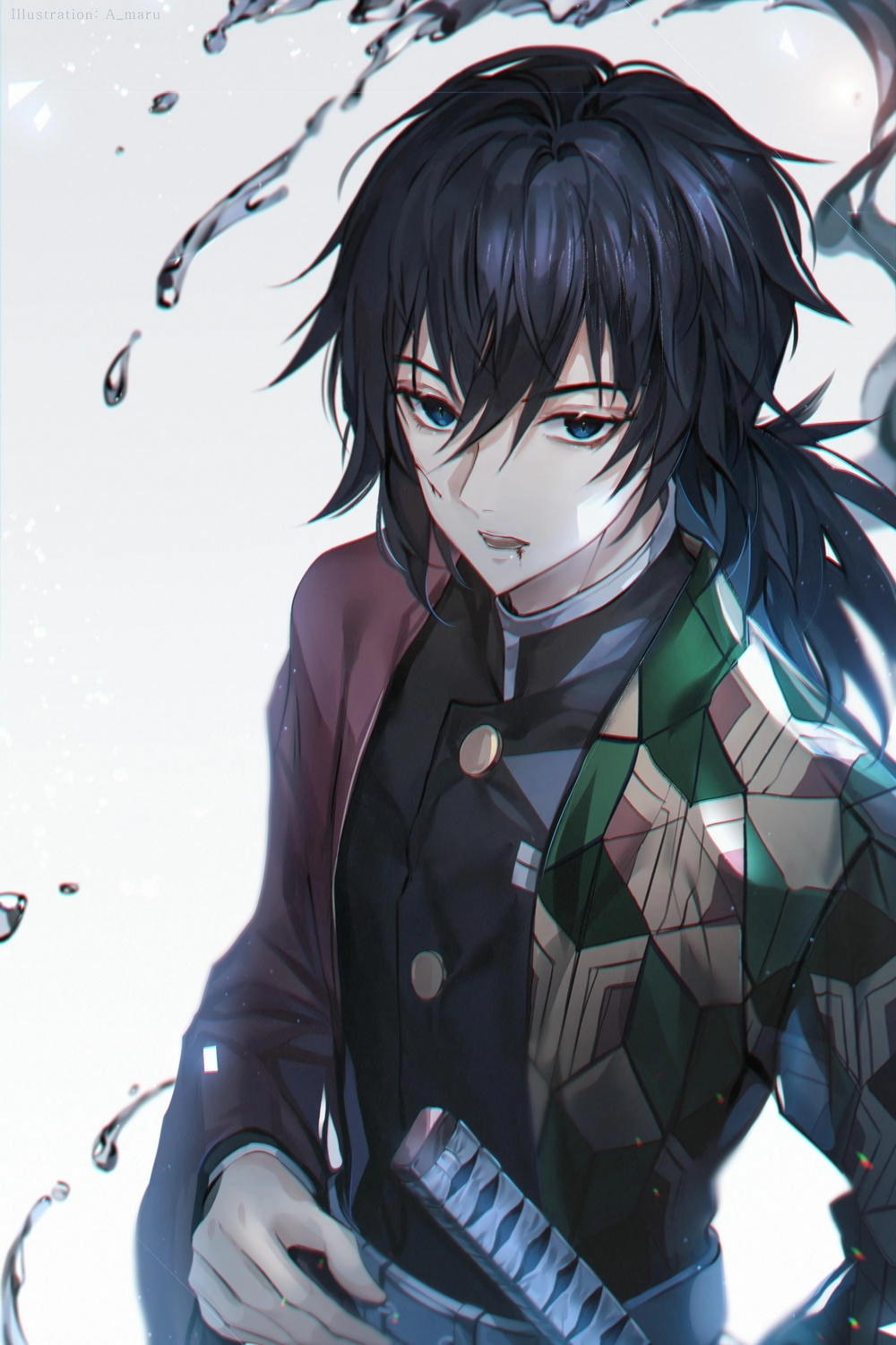 ảnh tomioka giyuu đẹp trong Kimetsu 