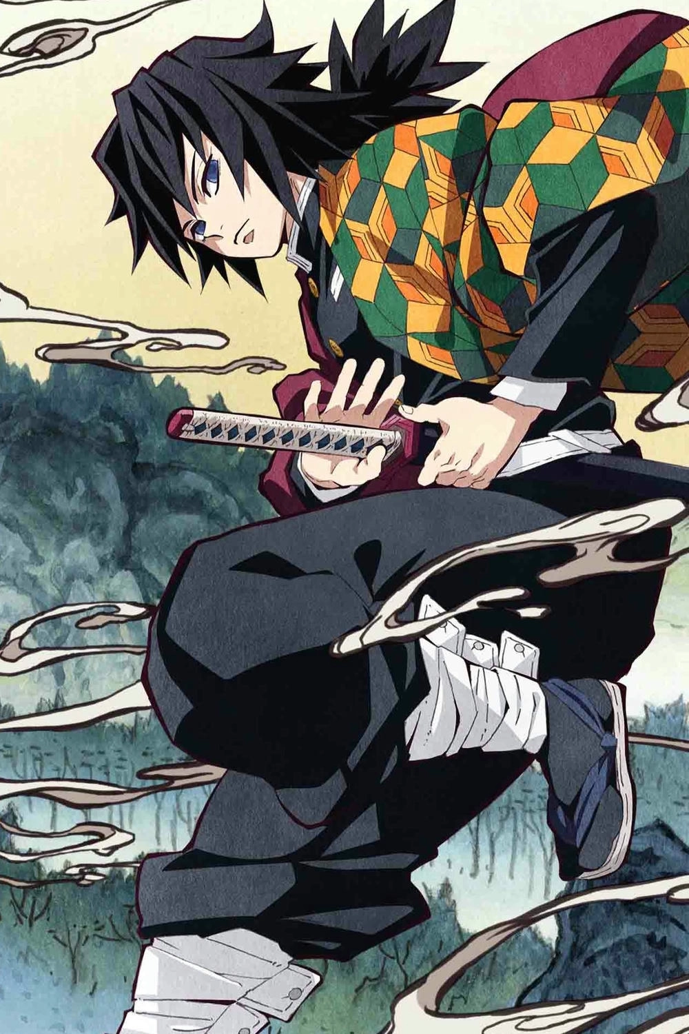 tomioka giyuu cười cực kỳ dễ thương trong anime 