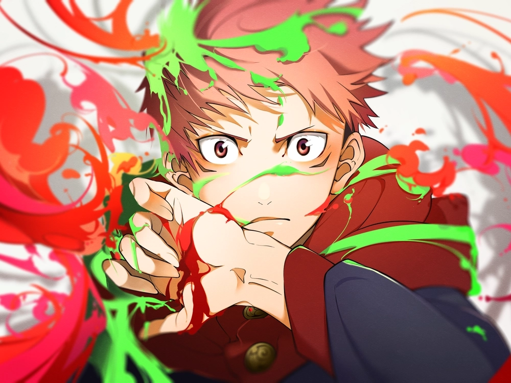 ảnh itadori yuji trong jujutsu kaisen 
