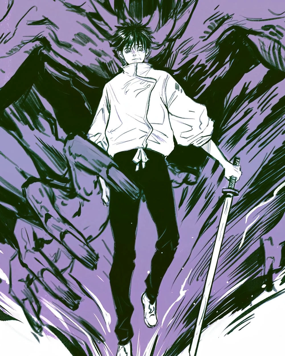 Yuta Okkotsu ảnh anime phong cách dark 