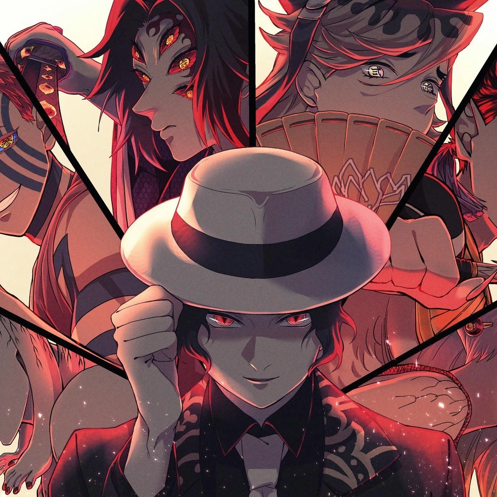 anime muzan kibutsuji tạo hình phản diện 