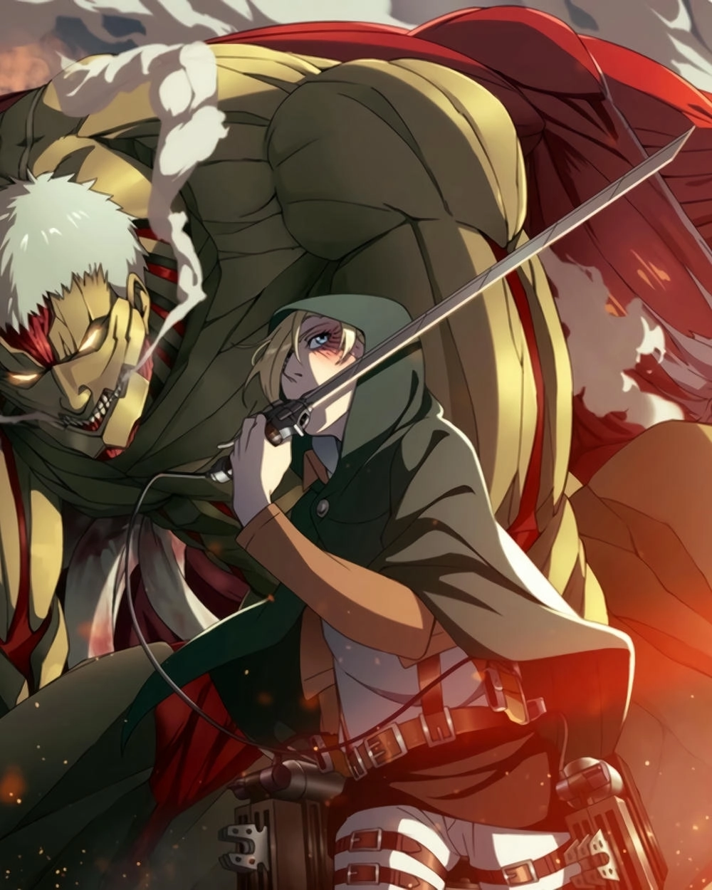 anime Annie Leonhart phiên bản Titan 