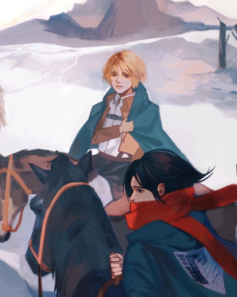 Armin Arlert art style anime 