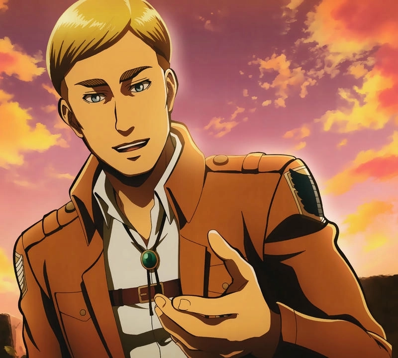 hình erwin smith trong anime 