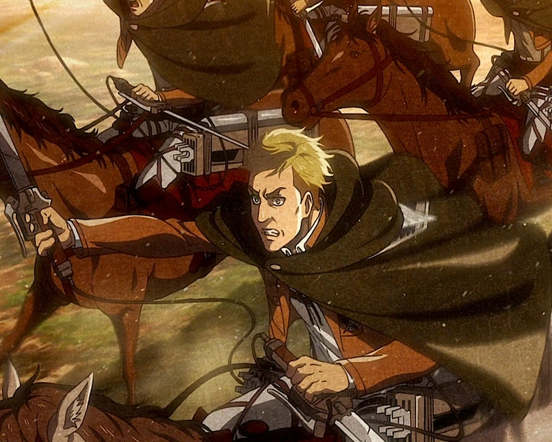 erwin smith anime biểu cảm 