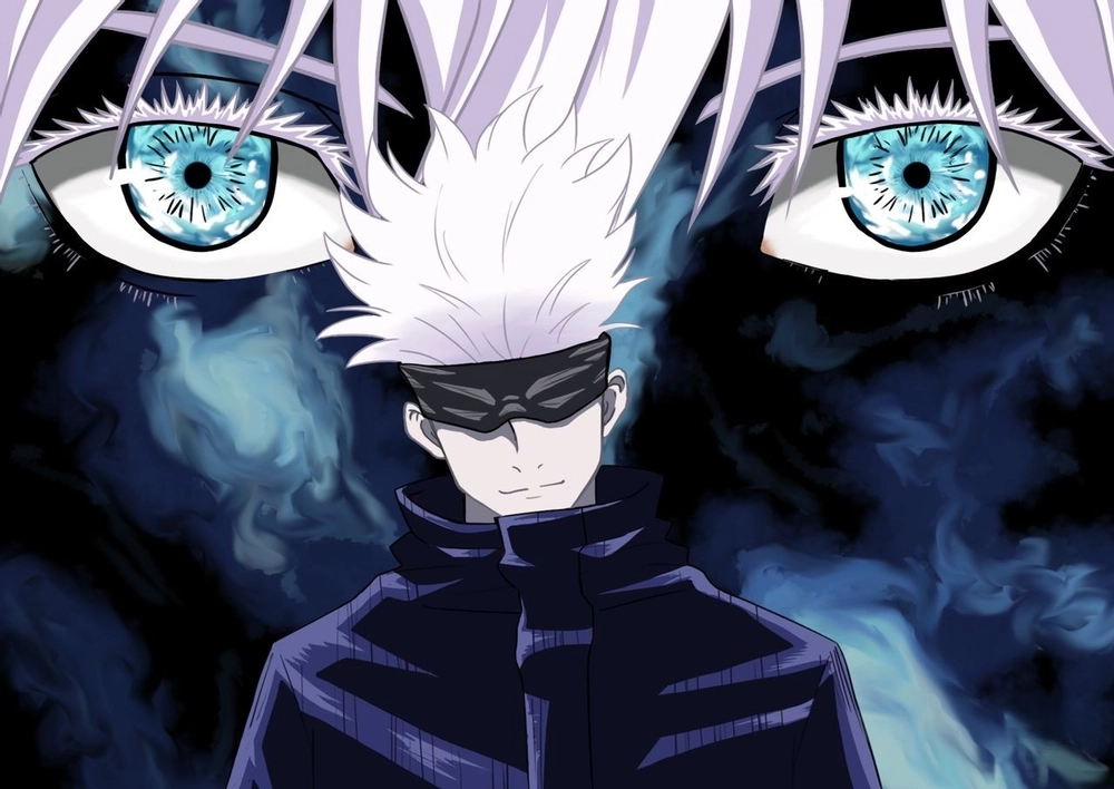 gojo satoru 6 múi ảnh nhân vật anime nam 