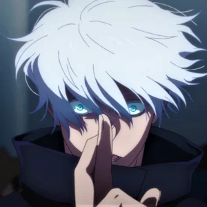 ảnh gojo satoru trắng đen nghệ thuật