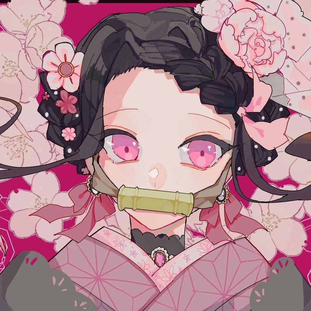 kamado nezuko cute ảnh hoạt hình 