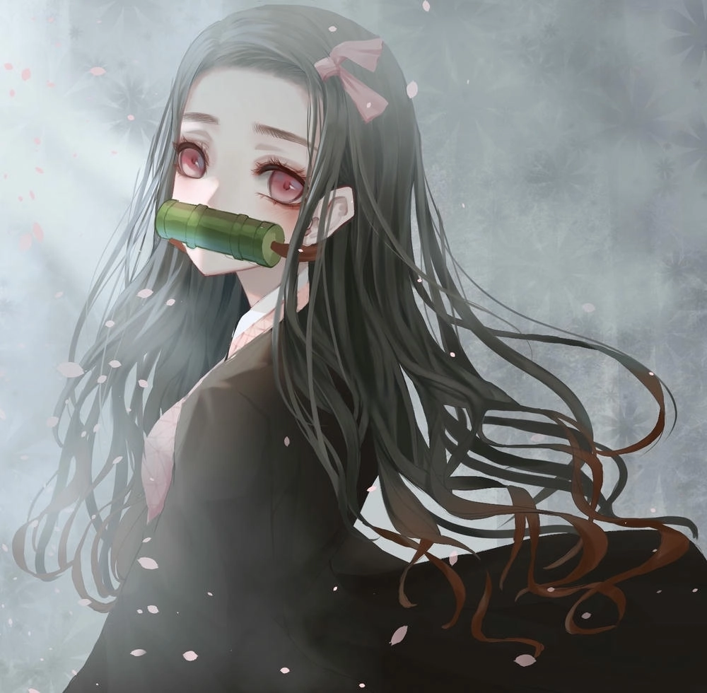 kamado nezuko chibi hình hoạt hình 