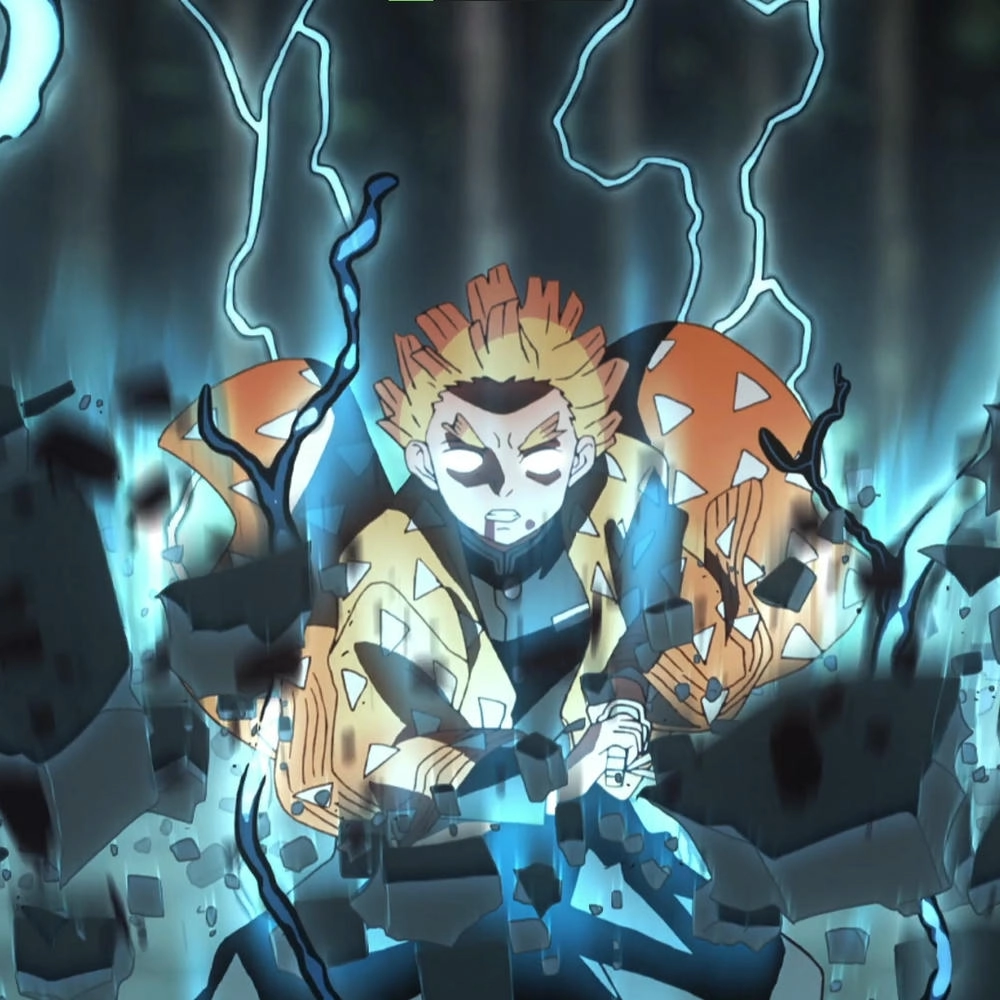 ảnh của zenitsu trong Kimetsu no Yaiba 