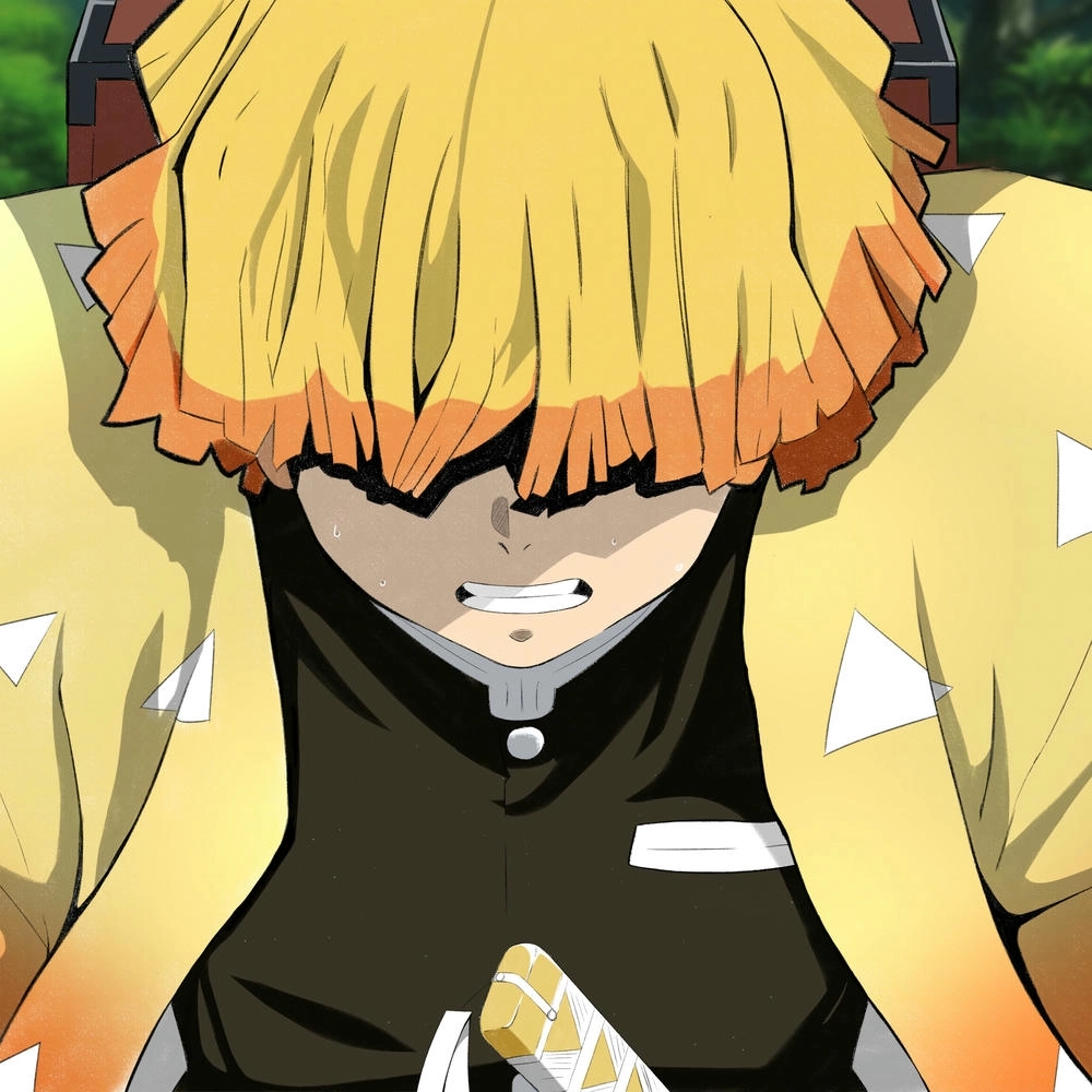 ảnh của zenitsu anime fanart 