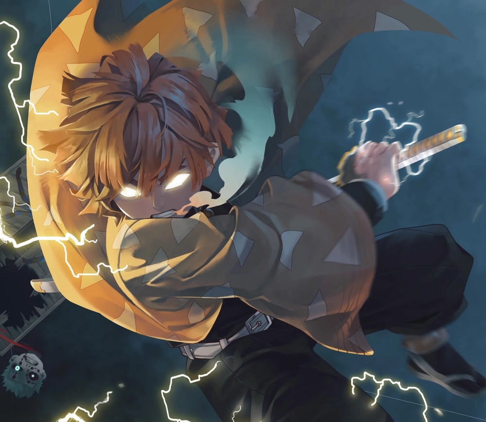 ảnh anime zenitsu đẹp lạ 