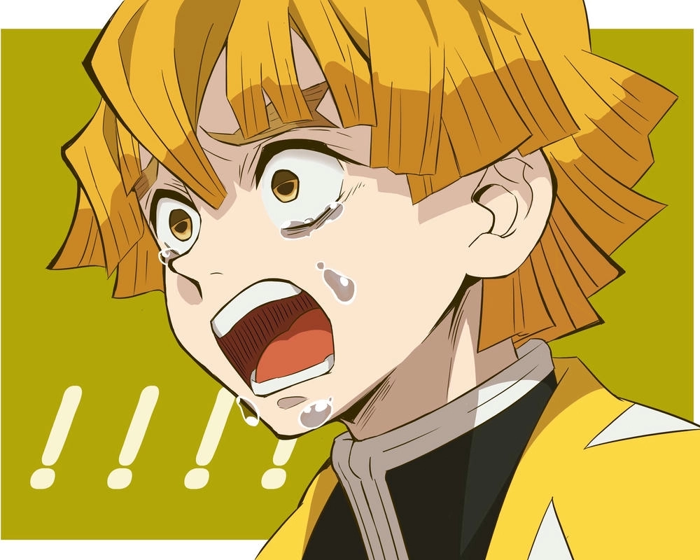 agatsuma zenitsu ngầu trong anime 