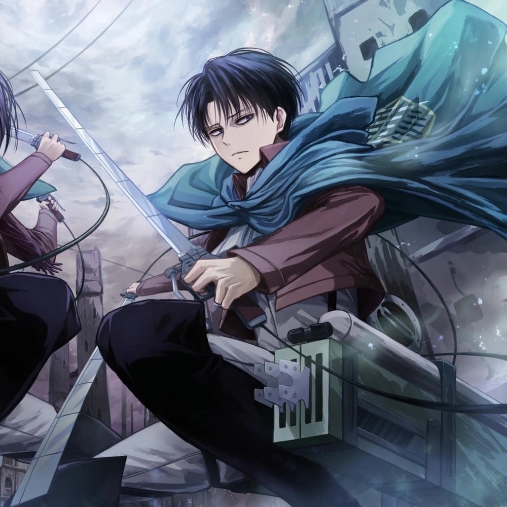 levi ackerman dễ thương phiên bản chibi 