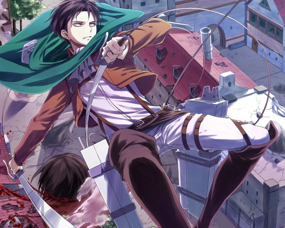 hình anime chibi levi ackerman cute 