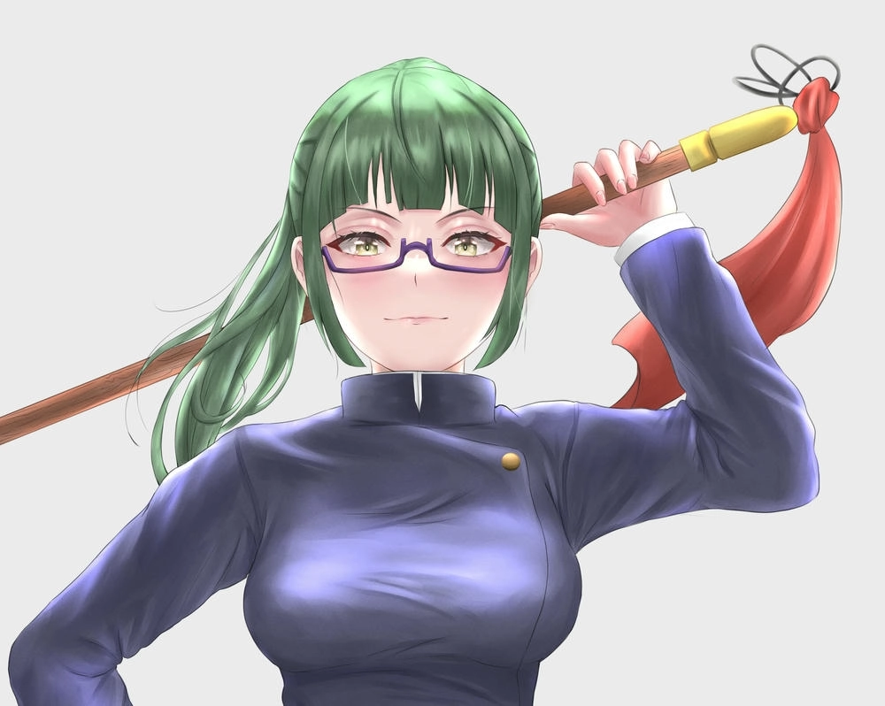maki zenin fanart minimalist 
