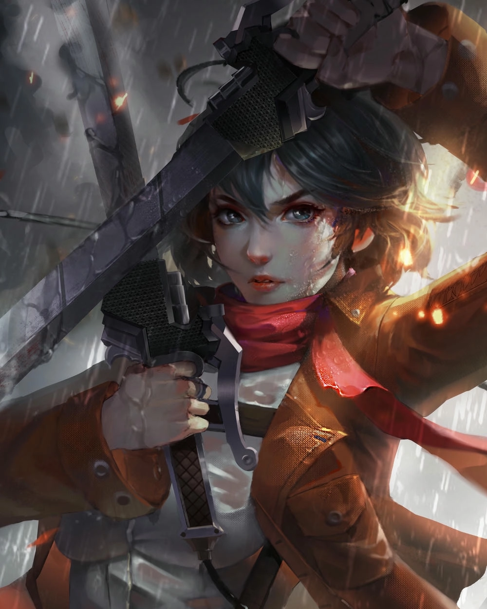 mikasa ackerman anime chất lượng cao 