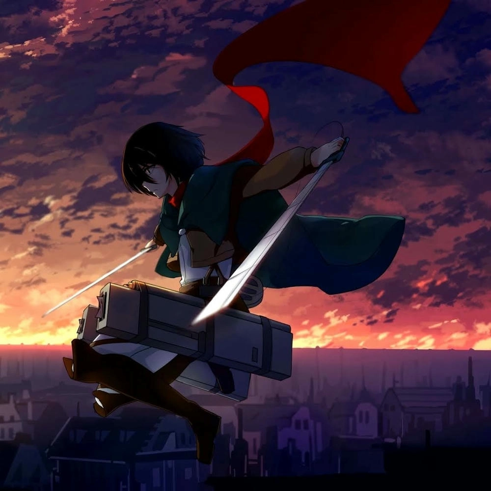 anime girl mikasa ackerman cool 