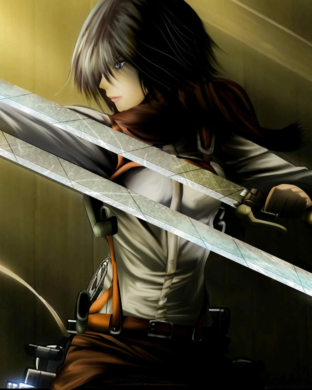 mikasa ackerman ảnh anime đẹp 