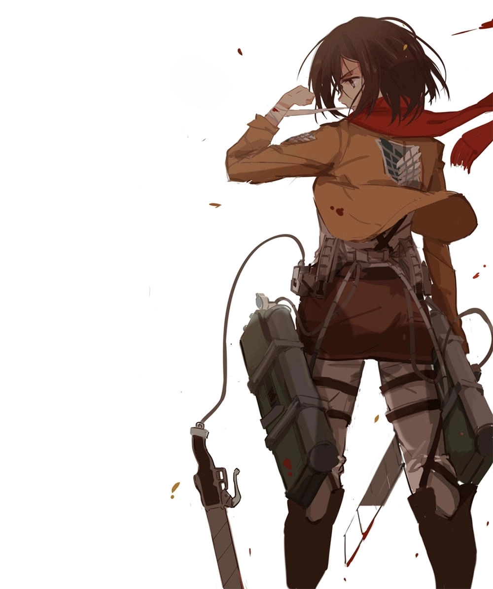 hình mikasa ackerman dễ thương 