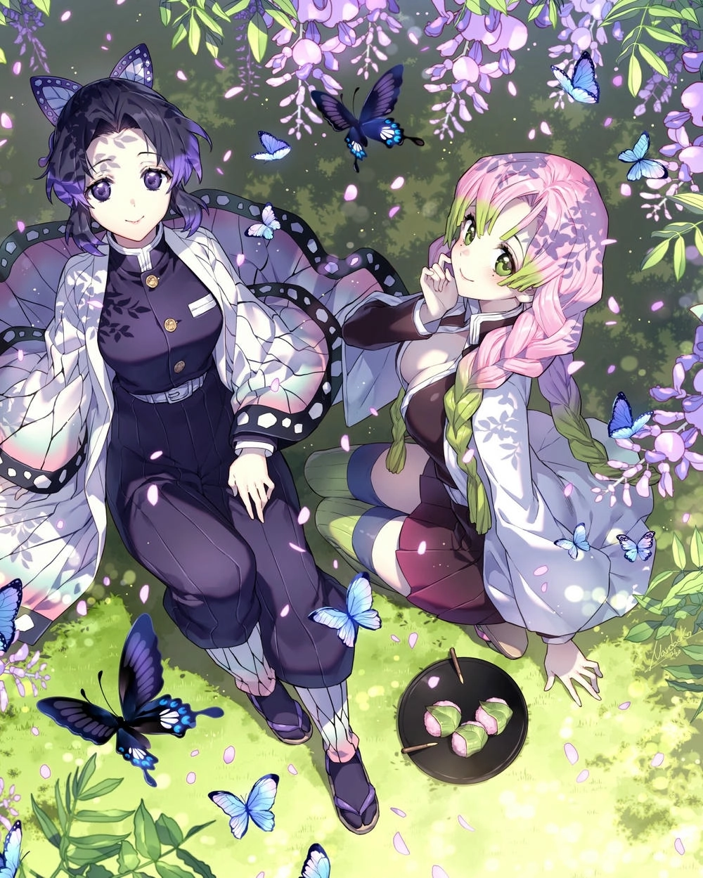 ảnh chibi mitsuri kanroji ngộ nghĩnh 
