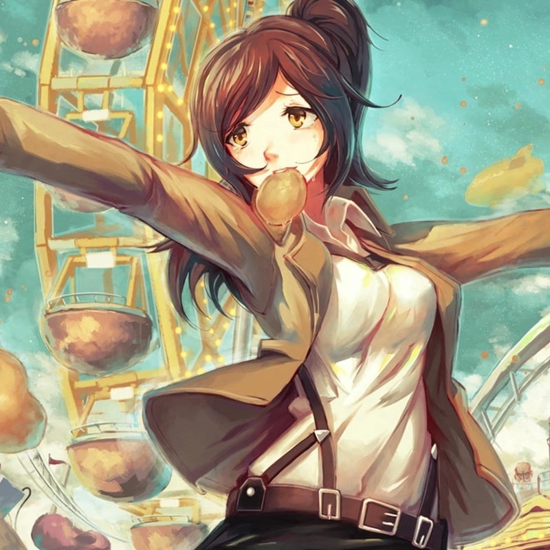 sasha blouse anime girl 