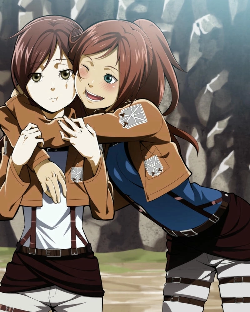sasha blouse trong aot anime 