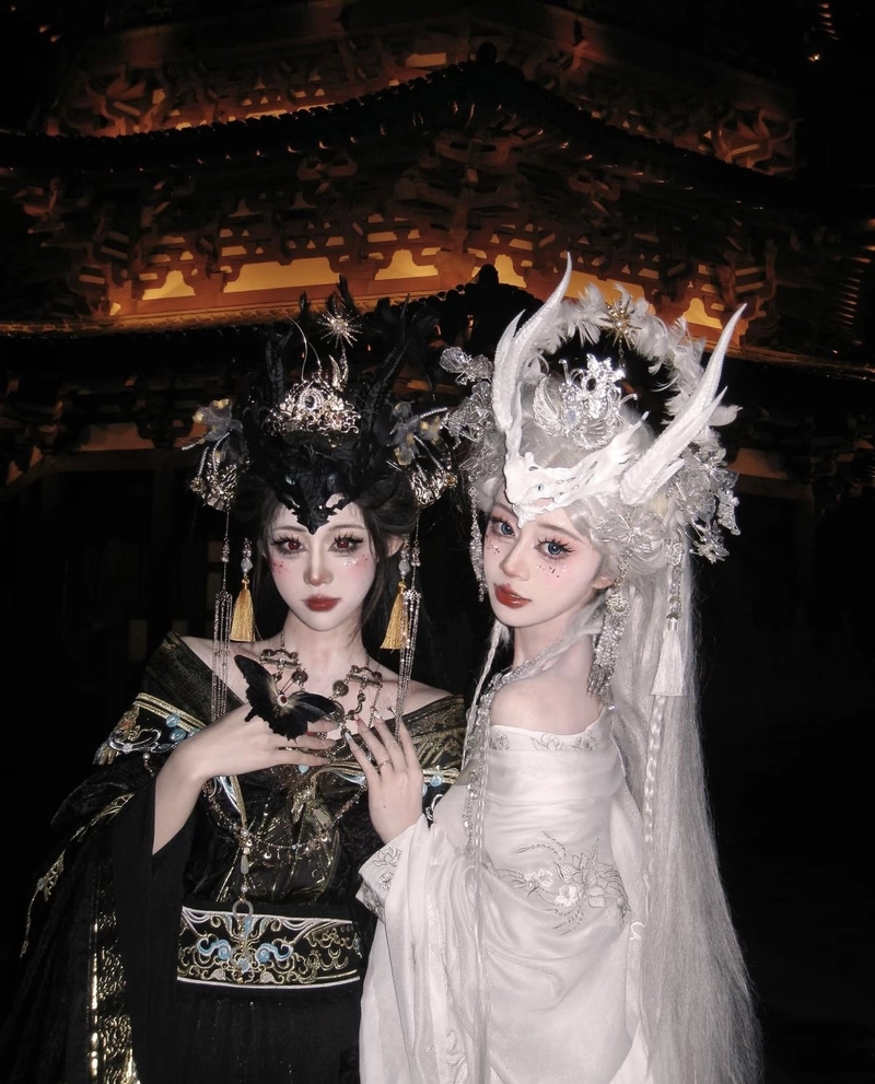 Ảnh cosplay cổ trang 2 gái xinh