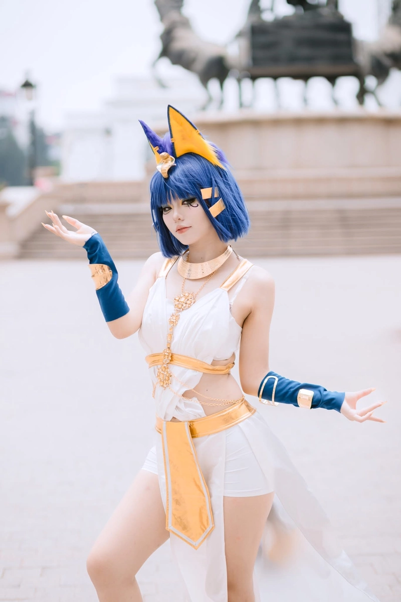 Ảnh cosplay con mèo ai cập xinh