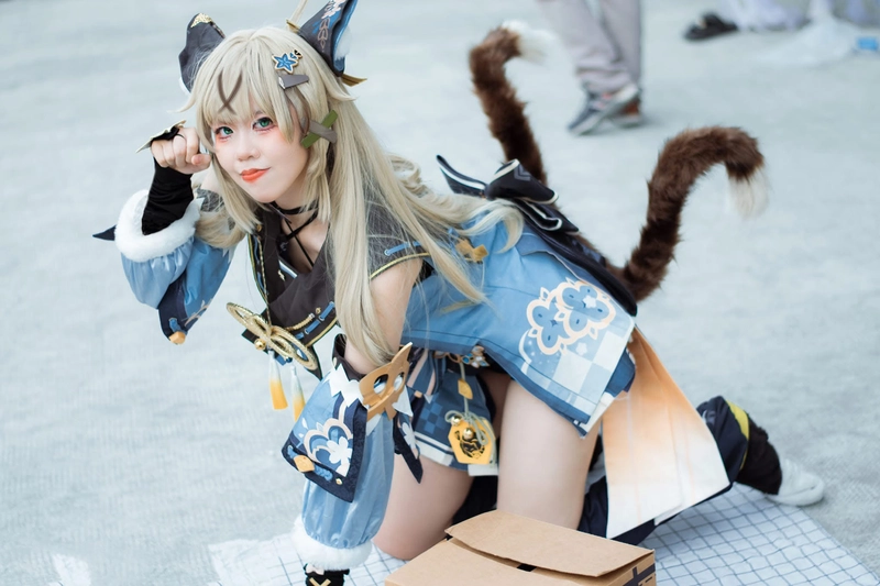 Ảnh cosplay mèo cute
