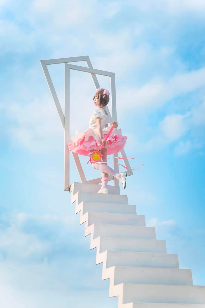 Ảnh cosplay sakura bầu trời