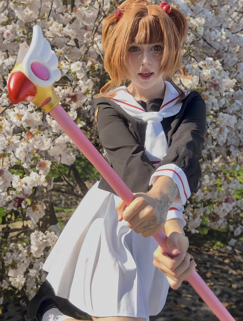 Ảnh cosplay sakura gái Nga xinh