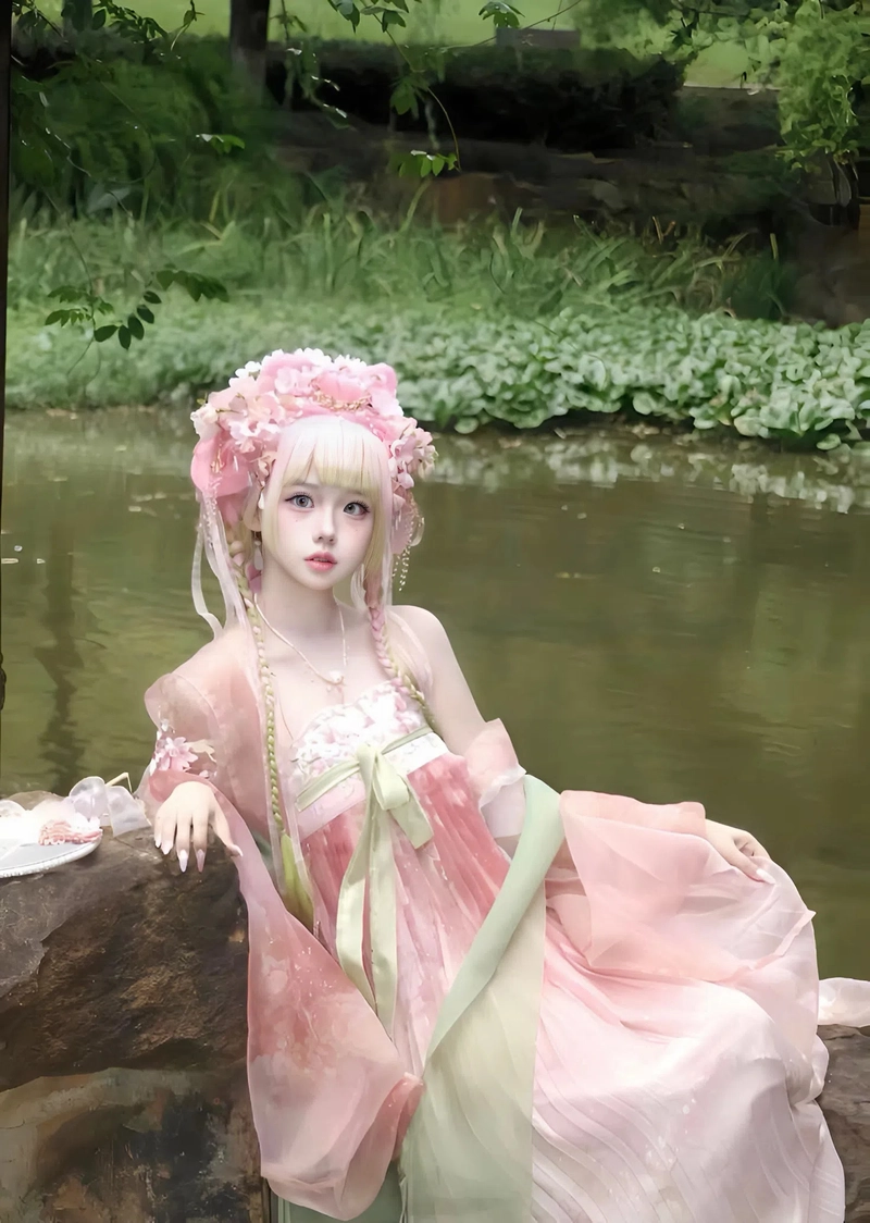Cosplay cổ trang công chúa xinh