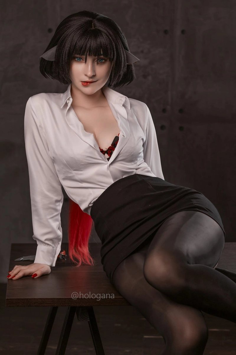 ảnh cosplay nữ thư ký sexy