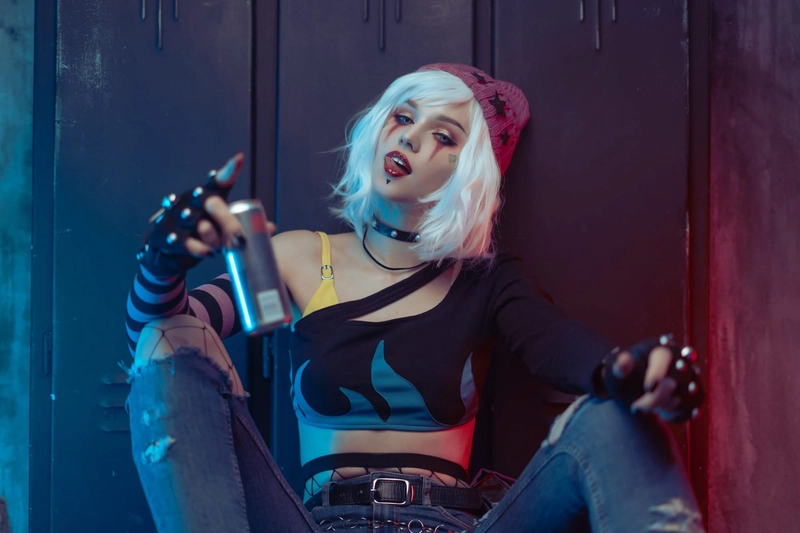 Ảnh cosplay freefire Dasha ngầu