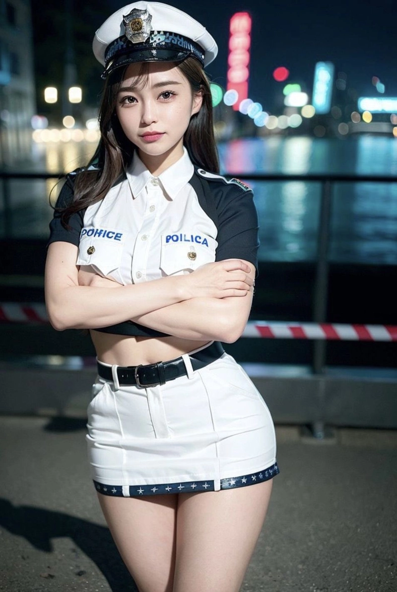 Cosplay cảnh sát nữ thần thái