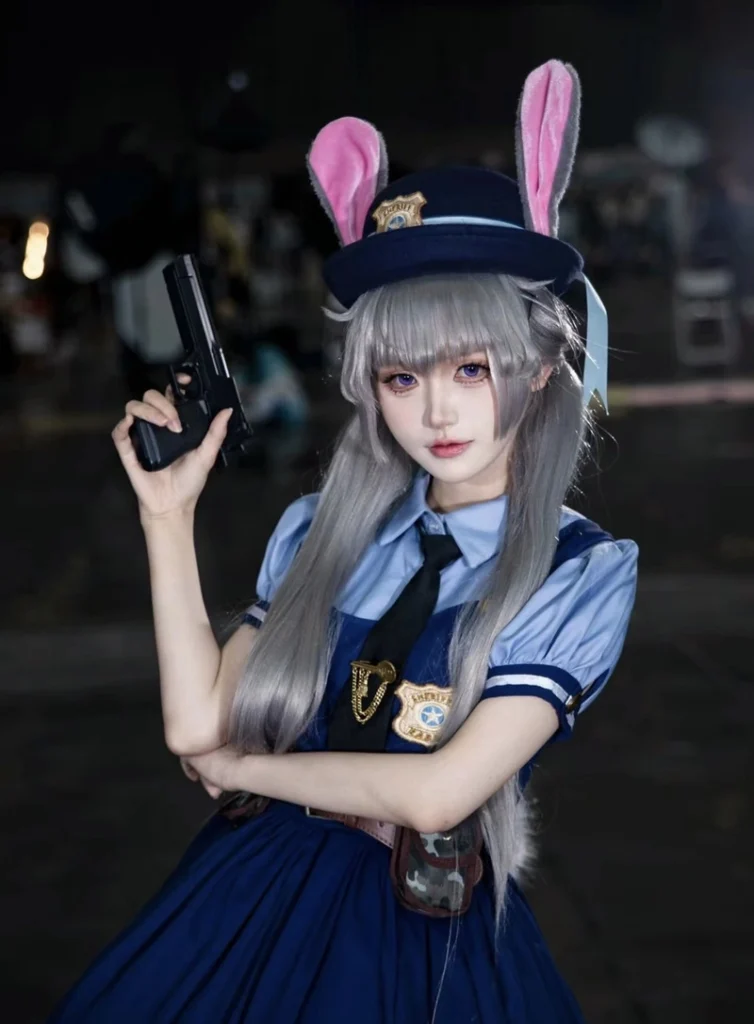 Cosplay cảnh sát thỏ cute