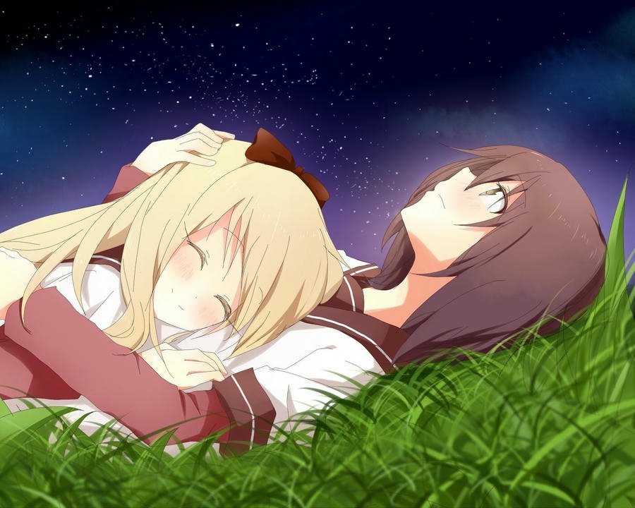 ảnh anime bách hợp aesthetic