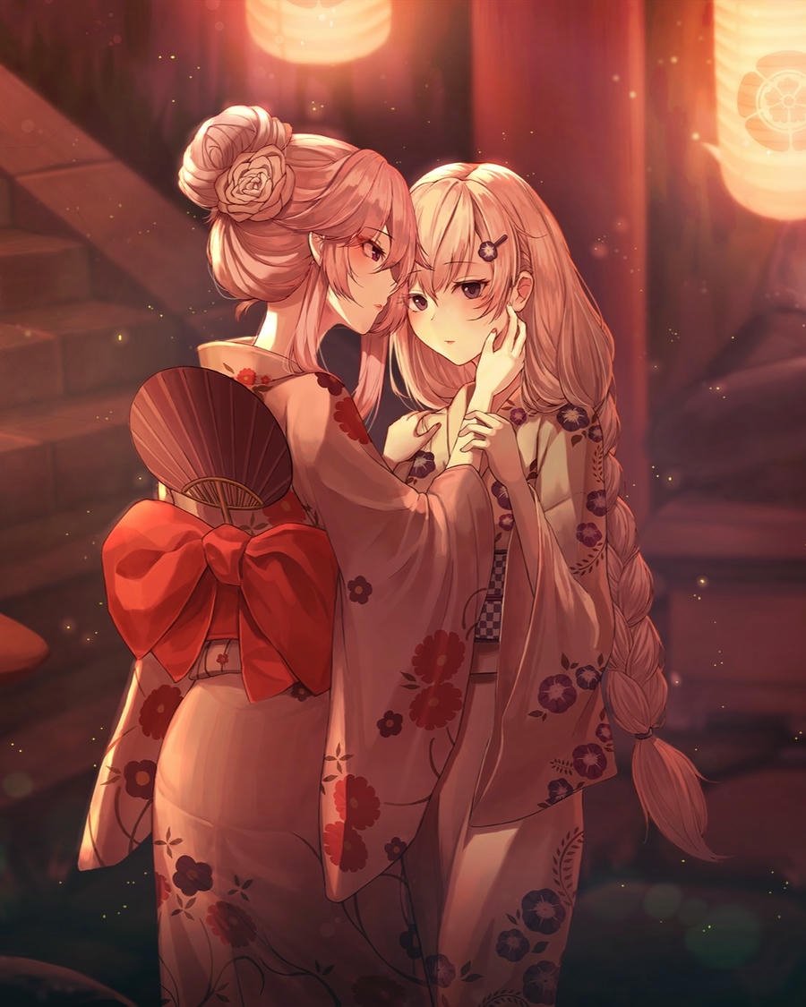 ảnh anime bách hợp buồn nhẹ