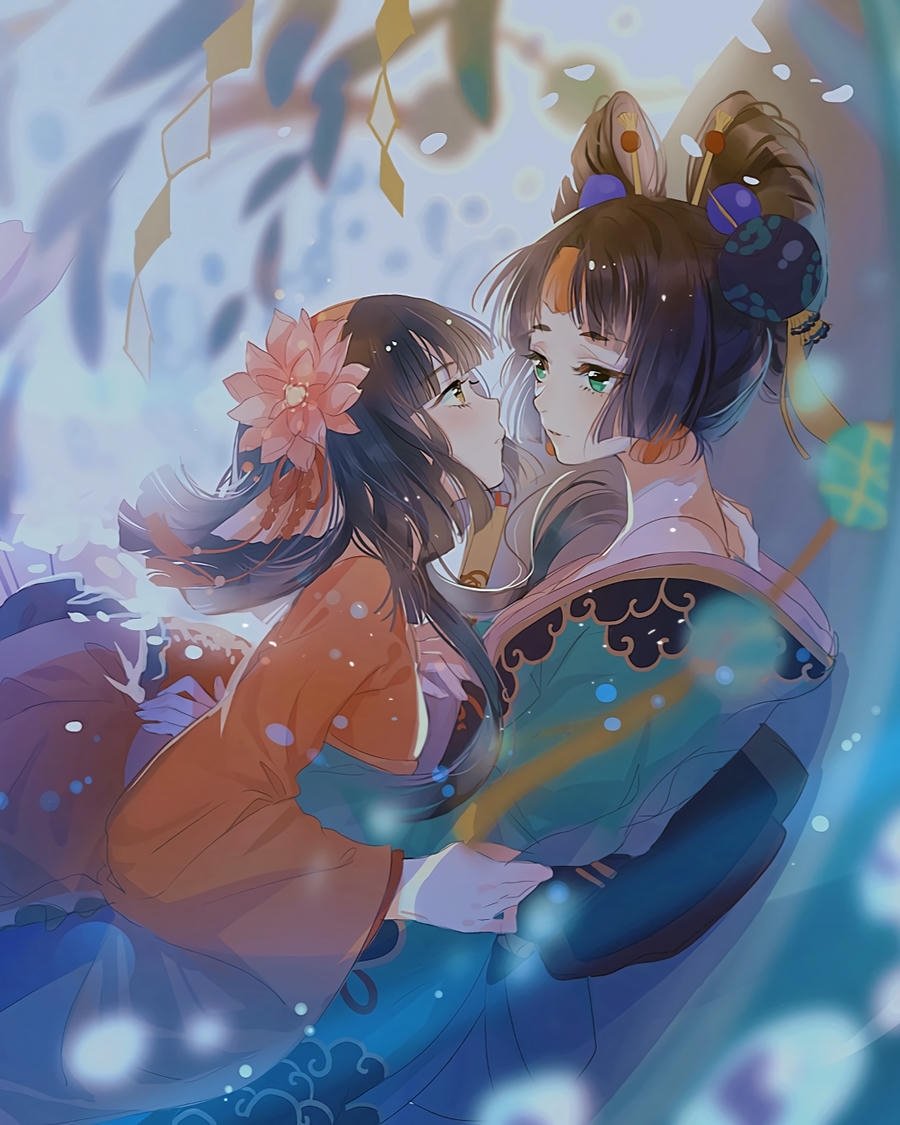 ảnh anime bách hợp chất lượng cao