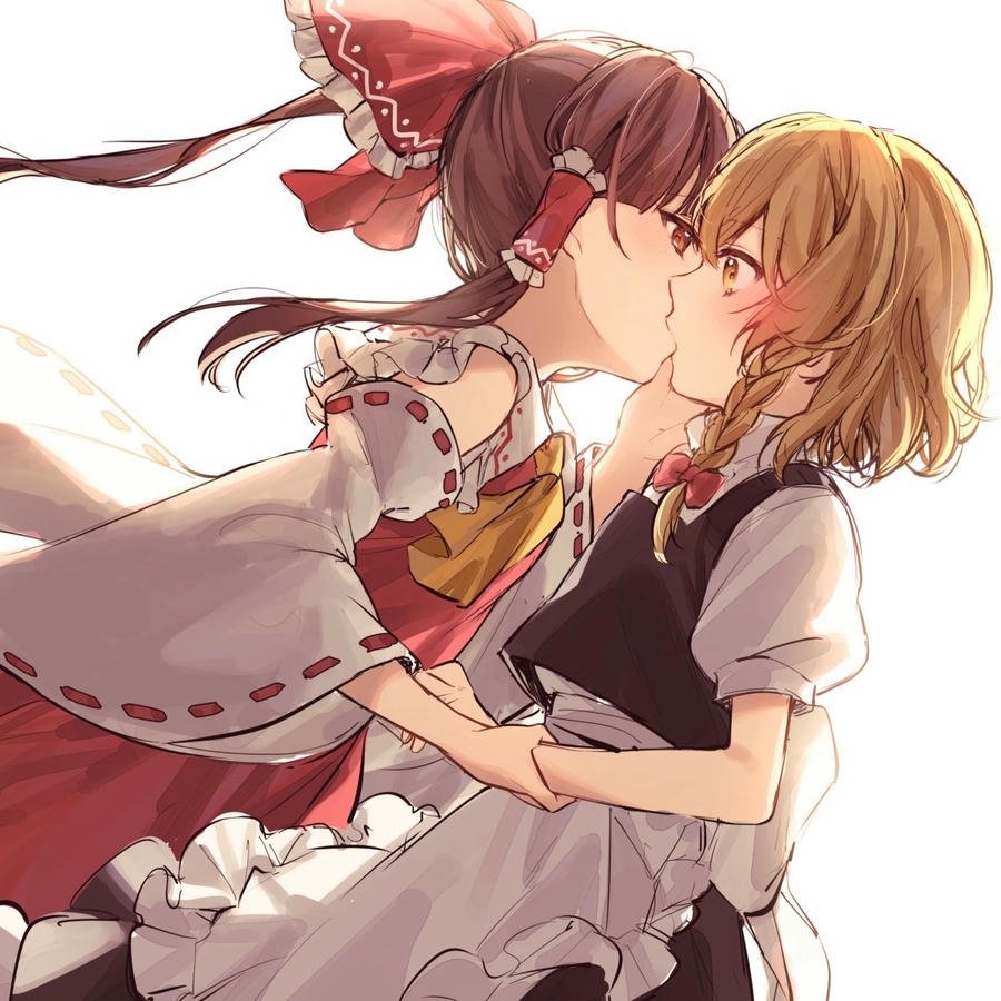 ảnh anime bách hợp chill buồn