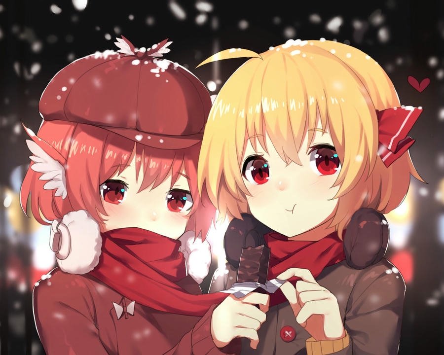 ảnh anime bách hợp chill cực đẹp