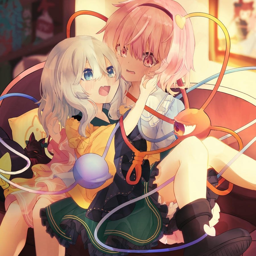 ảnh anime bách hợp chill nhẹ