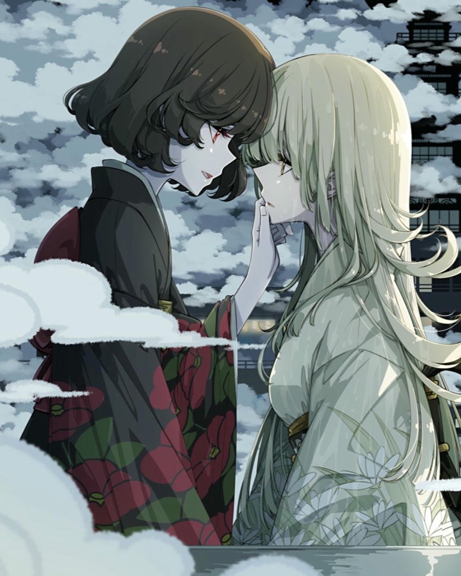 ảnh anime bách hợp cực đẹp