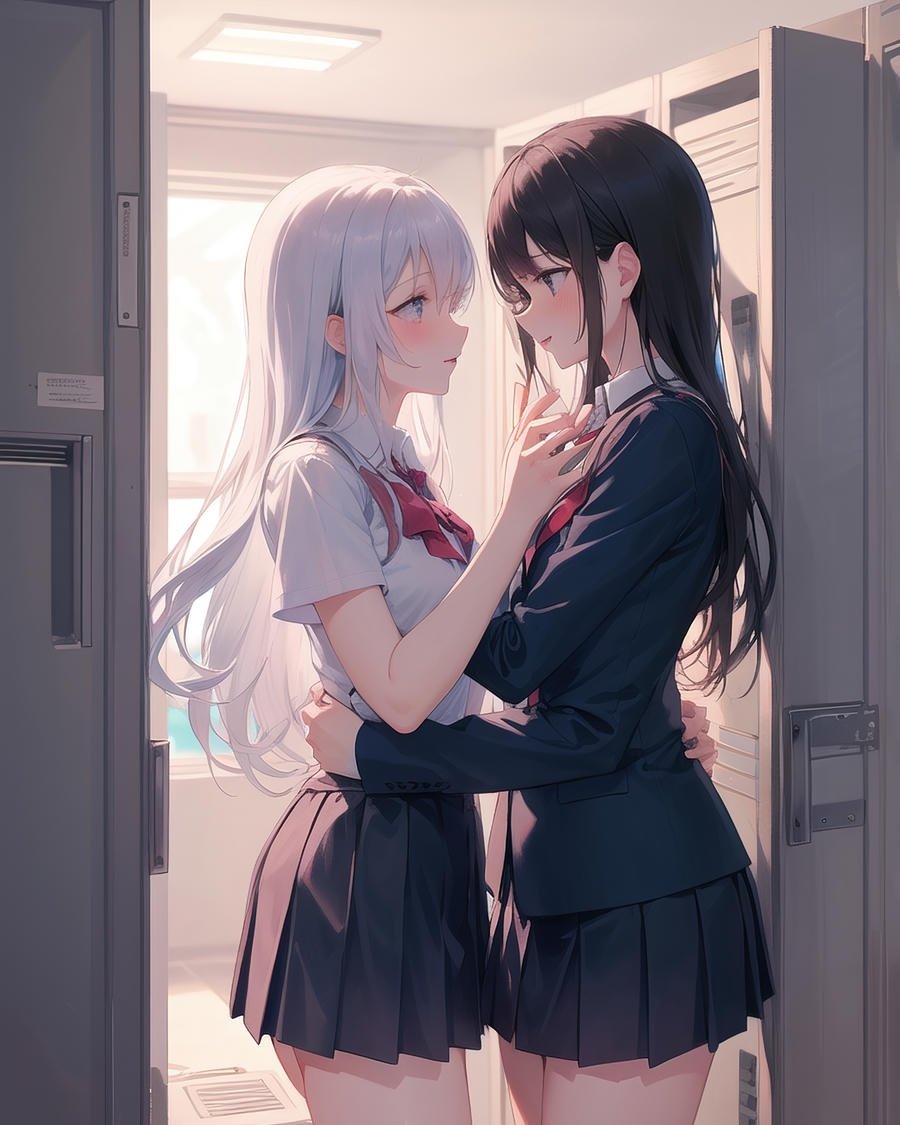 ảnh anime bách hợp cực hiếm nổi bật