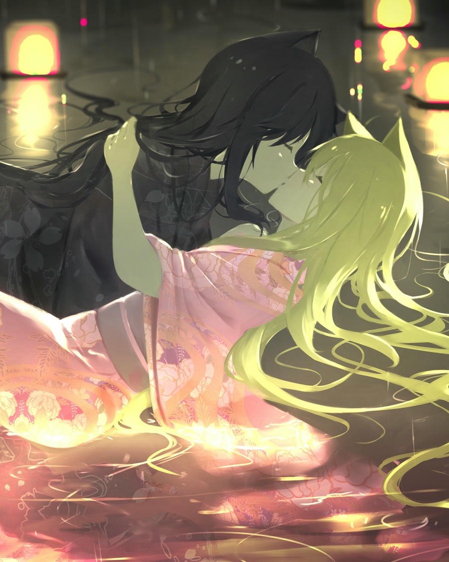 ảnh anime bách hợp cực kỳ hiếm có