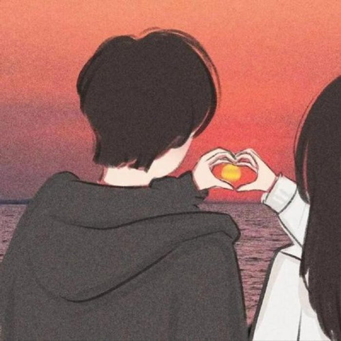 ảnh anime cặp đôi đáng yêu