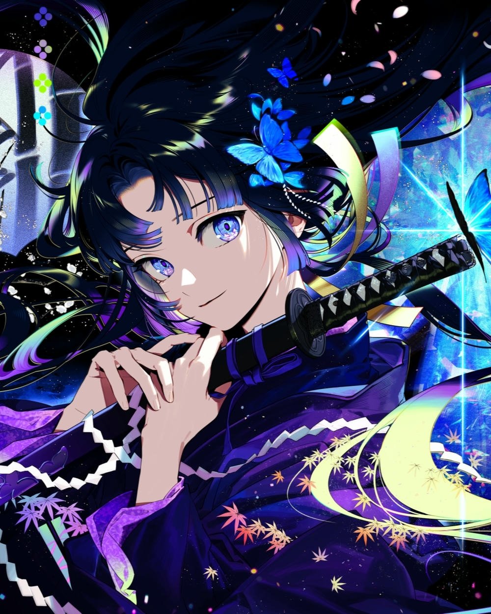 ảnh anime đẹp hiếm cô gái bên hoa anh đào