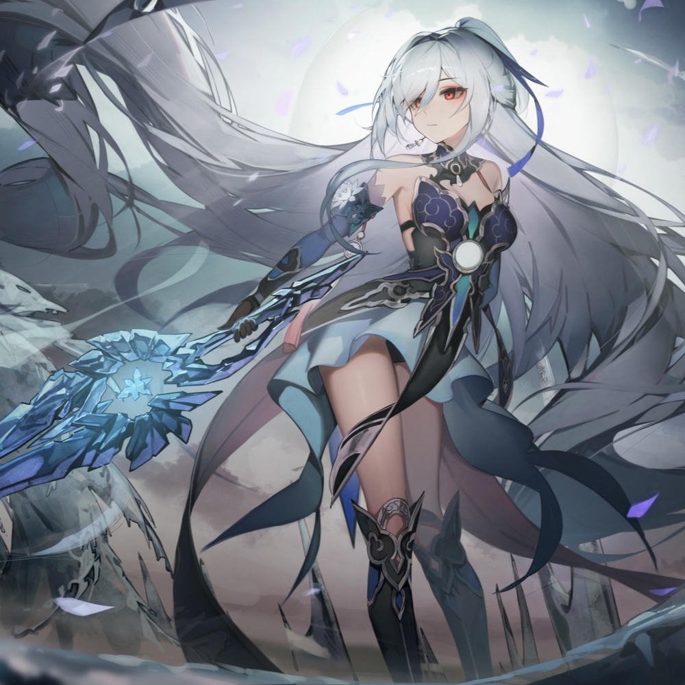 ảnh anime đẹp hiếm cô gái ngồi bên hồ