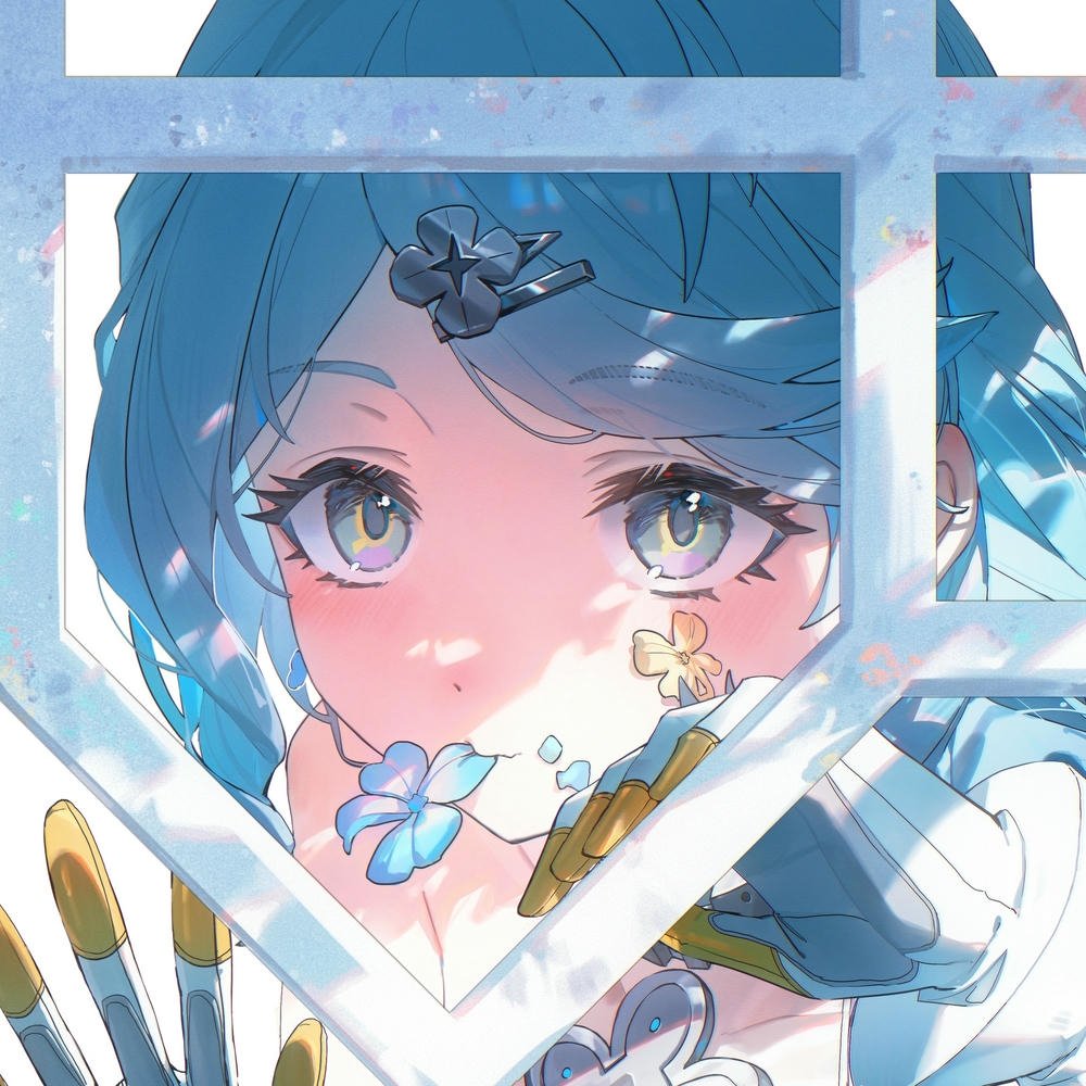 ảnh anime đẹp hiếm nhân vật tóc trắng